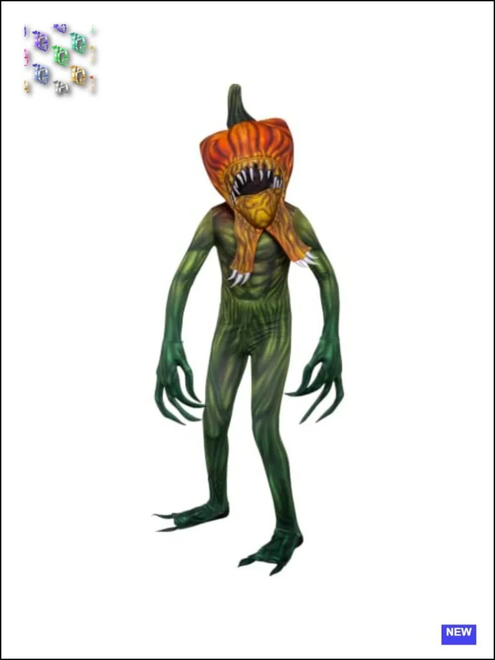 Stranger Things Gourde Horde Youth Zentai Costume Medium 8-10